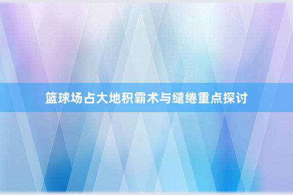 篮球场占大地积霸术与缱绻重点探讨